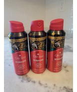 Lot of 3 Old Spice Bearglove Body Spray for Men 5.1 oz - $31.67