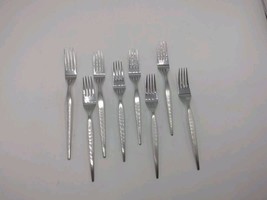 8 Pc Set Mid Century Danish Modern Epic Custom Stainless  Flatware PRINC... - £15.69 GBP