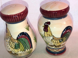 Rooster Salt And Pepper Shakers Mint - £11.78 GBP