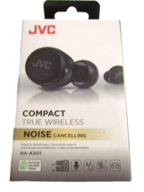 JVC- Compact True Wireless Headphones Earbuds - Black HA-A30T - $23.95