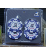 US Open 2025 Oakmont CC  Clay Poker Chip 4pcs  Blue Poker Chips - €13,43 EUR