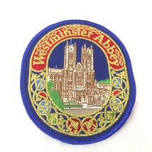 New Vintage Patch Badge Emblem Souvenir Travel Sew On Westminster Abbey Oval - £16.28 GBP