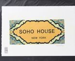 New York SOHO House Print By Fairchild Paris LE 3/25 - $148.50