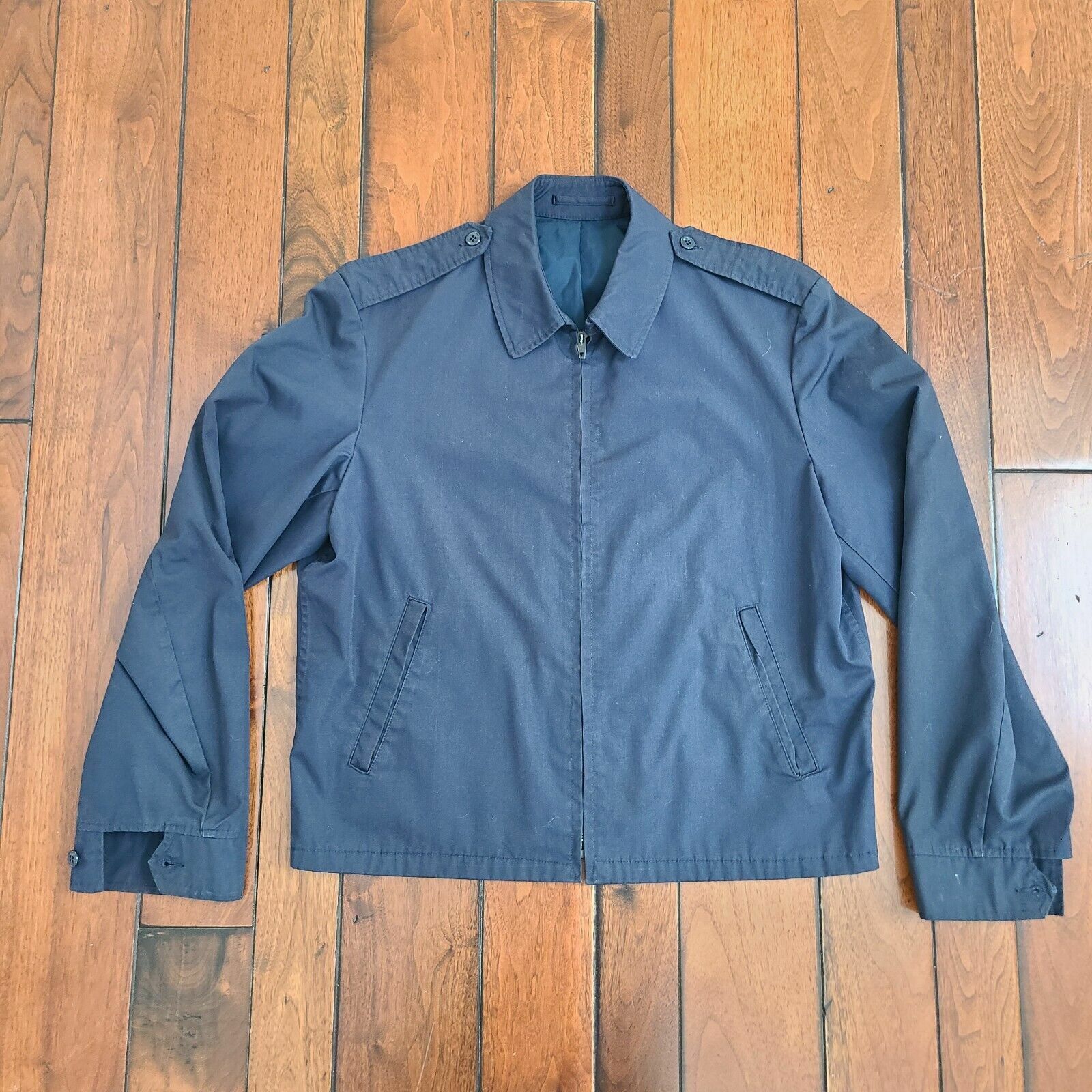 Marshall Ray Light Jacket Men&#39;s M / L 42R Vietnam Era Bomber Blue Air Fo... - $24.70