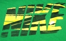 Nike Tee Shirt Camoflage Bright Green Yellow Size L - £11.29 GBP