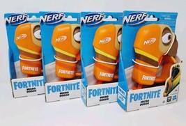 NERF Fortnite Micro Doggo Dart Gun Lot (4) Microshots Blaster Hasbro Pug NEW Toy - $40.07