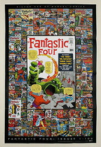 Kirby Fantastic Four Archives trading cards POSTER:Avengers,Hulk,Spider-Man,Thor - £35.60 GBP