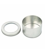 Fujiyuan 2 Pcs Round 59mm Tinplate Iron Tin Storage Case Container Boxes... - $146.28 MXN