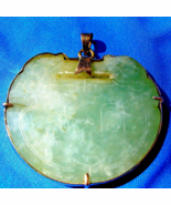Antique Jade Ru Yi Lucky Lock Pendant Deco Charm Amulet 18k Gold Medallion - $111,399.01 MXN