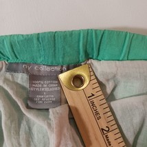 NY Collection Women's Multicolor Cotton Gathered Drawstring Pull-On Skirt Size L image 3