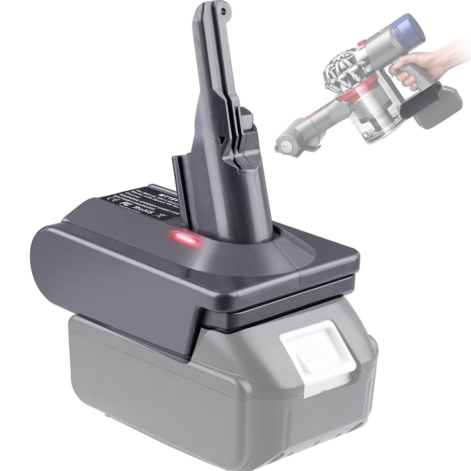 For Dyson V8 Sv10 Battery Adapter For Makita 18V Lithium Battery To For Dyson V8