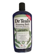Dr Teal&#39;s Foaming Bath with Pure Epsom Salt, Sativa Hemp Seed Oil 34 oz - $23.05 CAD