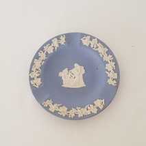 Vintage Blue Wedgwood Jasperware Ashtray - &quot;Cupid as Oracle&quot; Pattern - 3 Slots - $9.95