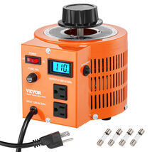 VEVOR2000VA Auto Variable Transformer15.3A 110V-0-130V LCD 4 uses Therma... - $69.90