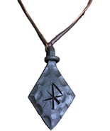NauticalMart Hand Forged Love Rune Medieval Pendant Viking Iron Necklace... - €42,21 EUR