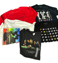 FRIENDS TV SHOW Shirt Lot of 5 Modern Black Red Rachel Ross Joey Size M/L - £22.75 GBP