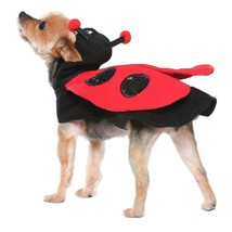 NEW Ladybug Costume 1-Pc Pet Size XS Cat Dog (5-10 lbs) Halloween Vibrant Life - £11.82 GBP
