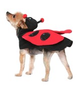 NEW Ladybug Costume 1-Pc Pet Size XS Cat Dog (5-10 lbs) Halloween Vibran... - £11.61 GBP