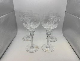 Set of 4 Rogaska Crystal GALLIA Hock Wine Glasses - $129.99