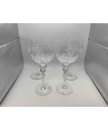 Set of 4 Rogaska Crystal GALLIA Hock Wine Glasses - $182.42 CAD