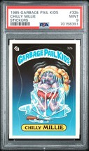 1985 Topps OS1 Garbage Pail Kids Series 1 Chilly Millie 32b Matte Card Psa 9 - £186.31 GBP