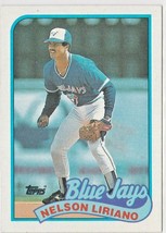 Nelson Lirtiano Blue Jays 2nd Base 1989 Topps Card # 776 Near Mint - $1.04