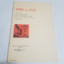 Romeo and Juliet Opera in Five Acts Charles Gouod J. Barbier M. Carre Co... - $10.98