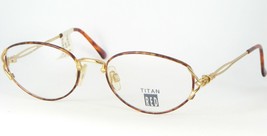 Red Titan 6109 170 Tortoise /GOLD Eyeglasses Glasses Titanium Frame 53-18-135mm - £65.41 GBP