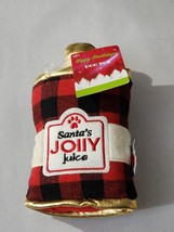 Happy Howlidays Christmas Dog Toy Santa&#39;s Jolly Juice - £8.45 GBP