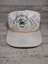 Vintage Mosquito Pass Challenge Colorado Cycling Men&#39;s Rope Trucker Hat ... - £14.45 GBP