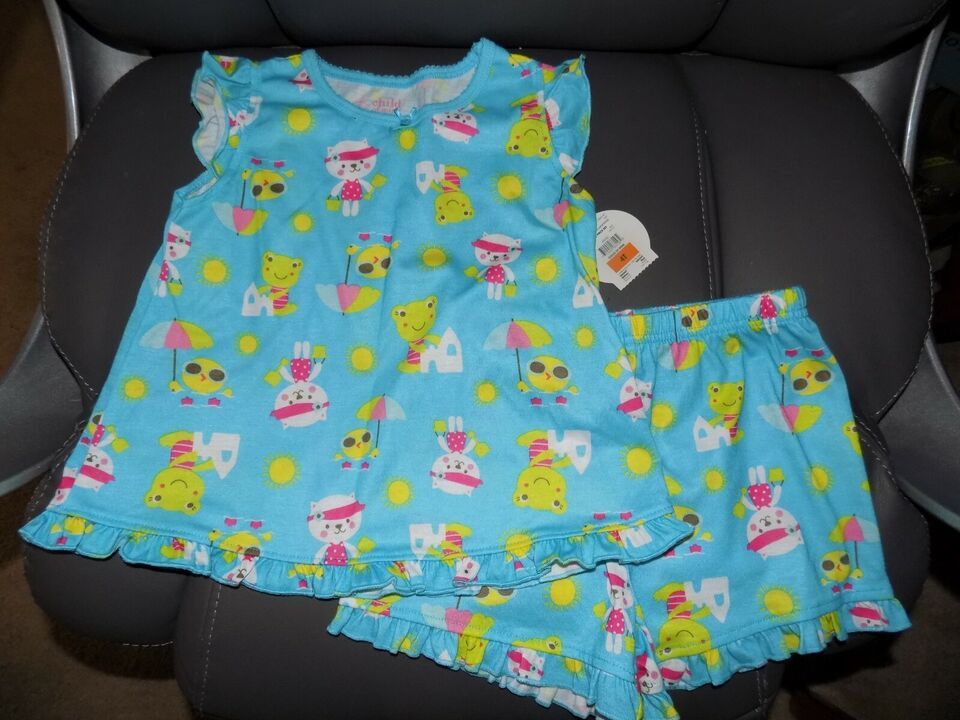 Carter's 2 PC Fun in the Sun Pajama Set Size 4T Girls NEW - $16.79