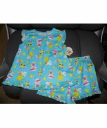 Carter&#39;s 2 PC Fun in the Sun Pajama Set Size 4T Girls NEW - €18,04 EUR