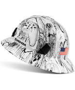 Full Brim Vented Hard Hat OSHA Approved | 6-Point Adjustable Safety Helmet - $59.57