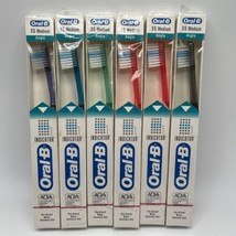 Vintage 1994 Oral B 35 Medium Angle  Toothbrush Indicator Lot 6 COLORS MAY VARY - £18.68 GBP