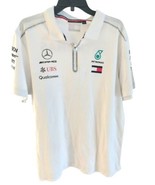 Mercedes AMG Petronas F1  Men&#39;s Team Polo Qualcomm , UBS Bose White XXL - £62.27 GBP