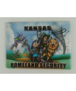 Kansas Homeland Security Funny Wizard Of Oz Fridge Magnet 3.5&quot; X 2.5&quot; - $82.81 MXN