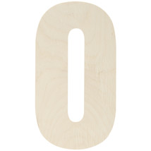 Baltic Birch Collegiate Font Letters &amp; Numbers 13&quot;-0. - £7.72 GBP