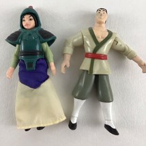 Disney Mulan Movie McDonald&#39;s Toy Figure Lot Shang Li Warrior Mulan Vint... - £15.54 GBP
