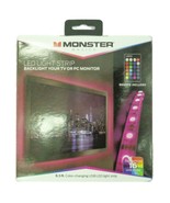 MONSTER Basics LED Light Strip To Backlight Your TV Or PC Monitor, New - £11.90 GBP