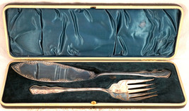 Serving Set 5 Tined Fork and Server. In original fitted box JOHN SANDERS... - $62.50