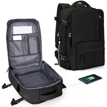 Nylon Travel Backpack Big Capacity Usb Port Unisex Airline Cabin Laptop ... - £40.67 GBP