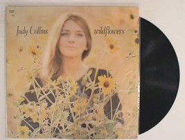Judy Collins Signed Autographed &quot;Wildflowers&quot; Record Album - £31.44 GBP