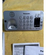 Panasonic KX-TGE470 S Silver Base Bluetooth Unit Answering Machine Tested - $27.07 CAD