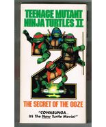 TMNT 2 Secret of the Ooze VHS 1991 Original Movie Ninja Rap Vanilla Ice - $14.80