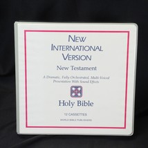 Holy Bible On 12 Cassette New International Version New Testament 1983 Z... - $22.49