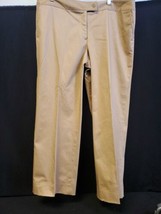 Herve Benard Beige Casual Unlined Straight Leg Pants Size 18 - €13,65 EUR