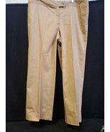 Herve Benard Beige Casual Unlined Straight Leg Pants Size 18 - €13,66 EUR