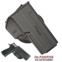RH Sig Sauer SigTac 250 320 Full Size Compact Black Polymer Holster New ... - £11.06 GBP