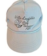 Vintage NWDA Willie Langfelder Golf Tournament 1989 Blue Rope Hat Cap Sn... - £15.71 GBP