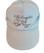 Vintage NWDA Willie Langfelder Golf Tournament 1989 Blue Rope Hat Cap Sn... - $19.99